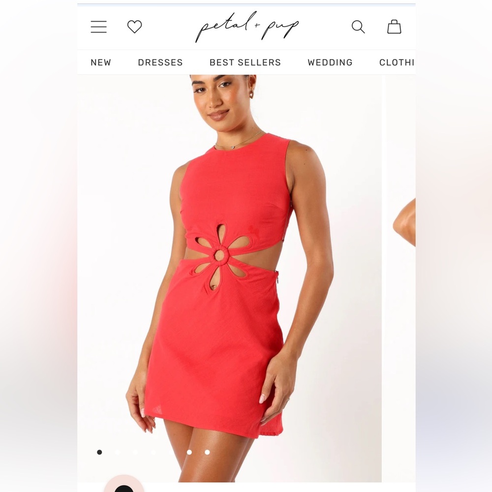 Petal and Pup cutout dress they